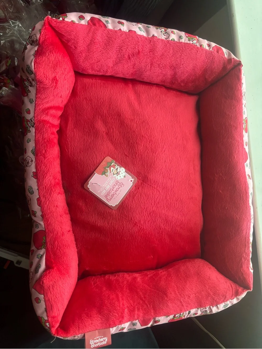 FREE Surprise Gift Included w/purchase. Strawberry Shortcake Small Pet Bed!